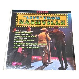 "Live" from Nashille vinyl